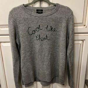 Halogen 100% Cashmere Sweater Large Heather